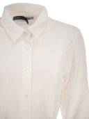 Polo Ralph Lauren Long Linen Shirt Dress With Belt