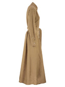 Polo Ralph Lauren Long Linen Shirt Dress With Belt
