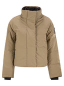 Canada Goose Grandview przycięta krótka kurtka z czarnym logo