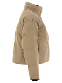 Canada Goose Grandview przycięta krótka kurtka z czarnym logo
