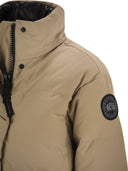 Canada Goose Grandview przycięta krótka kurtka z czarnym logo