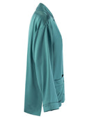Max Mara Vasaio Silk Satin Pyjama Shirt