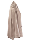Max Mara Vasaio Silk Satin Pyjama Shirt