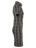 Max Mara Cesy Monogram Short Sleeved Dress