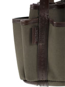 MAX MARA GARDENCA BASXS Giardiniera Mini Canvas e tote bag in pelle