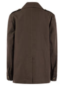 Weekend Max Mara Bacca Cotton And Linen Safari Jacket