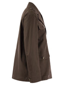 Weekend Max Mara Bacca Cotton And Linen Safari Jacket