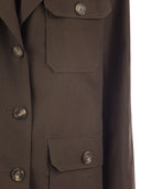 Weekend Max Mara Bacca Cotton And Linen Safari Jacket