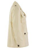 Weekend Max Mara Bacca Cotton And Linen Safari Jacket