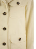 Weekend Max Mara Bacca Cotton And Linen Safari Jacket