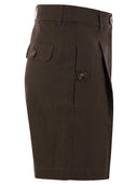 Weekend Max Mara Afa1234 Cotton And Linen Bermuda Shorts