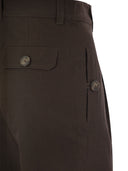 Weekend Max Mara Afa1234 Cotton And Linen Bermuda Shorts