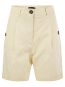 Weekend Max Mara AFA1234 Katoen- en linnen Bermuda -shorts