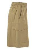 Weekend Max Mara Fida Bermuda Shorts In Cotton Poplin