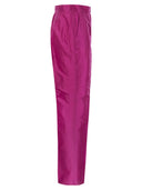 Max Mara Studio Valanga Straight Silk Shantung Trousers
