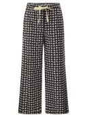 S Max Mara Scacco Cotton Poplin Trousers