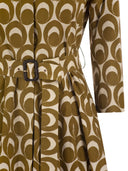 S Max Mara Mintea Printed Poplin Chemisier Dress