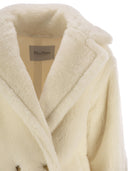 Max Mara Olga Teddy Bear Icon Coat Short In Alpaca And Wool