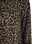 Chemise de serre-serre de soie imprimée en étna max mara