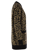 Max Mara Tenore Viscose Jacquard Cardigan