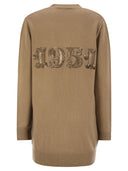 Max Mara Villar Wool And Cashmere Cardigan With Sequins