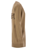 Max Mara Villar Wool And Cashmere Cardigan With Sequins