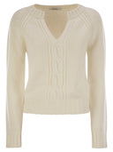 Max Mara Cancan Knitted In Virgin Wool Yarn