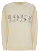 Max Mara Plata Pullover In Wool, Cashmere And Sequins