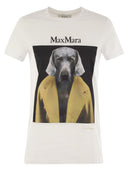 Max Mara Cipria Jersey T Shirt With Print