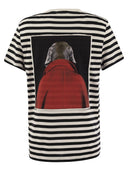 MAX MARA RED Striped Cotton T Shirt