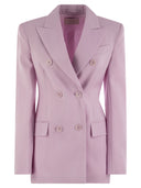 Sportmax Adamo Blazer In Pure Natural Stretch Wool