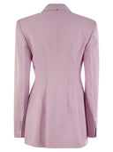 Sportmax Adamo Blazer In Pure Natural Stretch Wool
