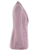 Sportmax Adamo Blazer In Pure Natural Stretch Wool