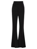 Sportmax Lince Flare Trousers With Customised Double Belt