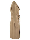 Sportmax Giottra Nappa lederen trenchcoat