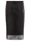 Sportmax Zinnia Tulle Skirt con strass