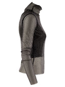 Sportmax Valdai Net Mock Up With Rhinestones