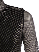 Sportmax Valdai Net Mock Up With Rhinestones