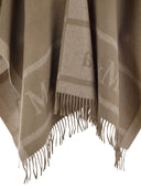 Max Mara Hilde Wool Cape med fransar