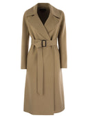 Weekend Max Mara Manu Long Wool Robe Coat