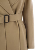 Weekend Max Mara Manu Long Wool Robe Coat