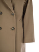 Weekend Max Mara Zum Double Breasted Coat In Wool Drap