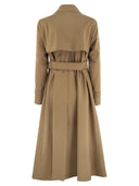 Weekend Max Mara Fatuo Trench Coat In Wool Blend