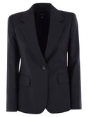 Weekend Max Mara Lamine Natural Stretch Wool Blazer