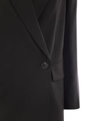 Weekend Max Mara Umbro Wool Canvas Dwukasowy Blazer