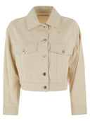 Weekend Max Mara Ribe Cotton Bull Cropped Jacket
