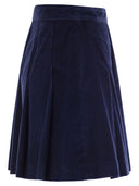 Weekend Max Mara Zucca Pleated Velvet Miniskirt