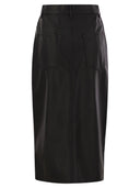 Weekend Max Mara Canga Coated Fabric Skirt