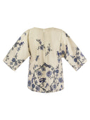 Weekend Max Mara Filippo trykte silke blød bluse