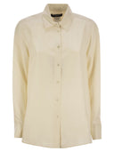 Weekend Max Mara Almina Washed Pure Silk Shirt